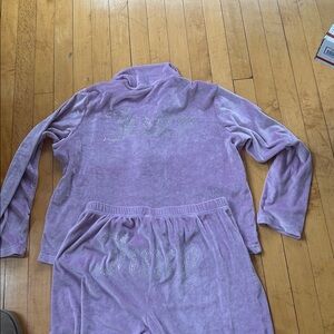Juicy Couture Lavender Velour Pajama set